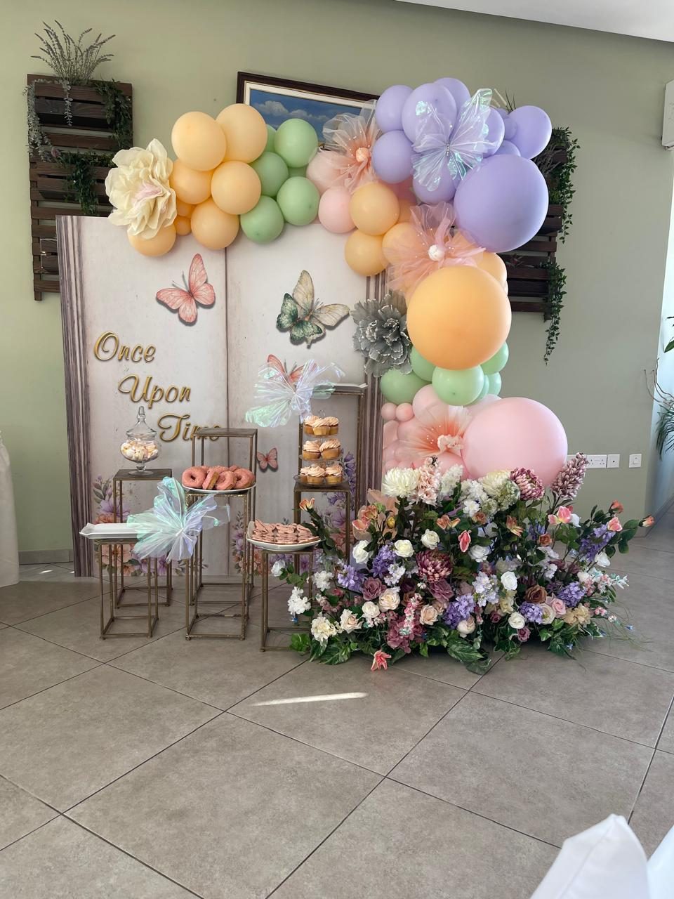 Στολισμός βάπτισης Once Upon a Time από την elegant design